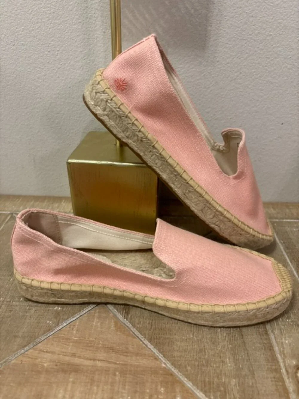 NWOT Soludos Smoking Platform Espadrille Dusty Rose Pink Sizes 7, 8, 10